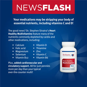 Dr. Sinatra Multivitamine Cardio pour Hommes vue de côté