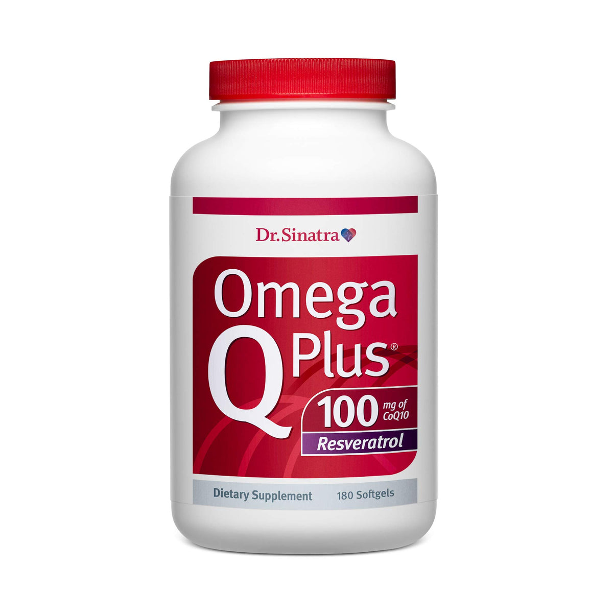 Dr. Sinatra Omega Q Plus 100 Resveratrol 180 gélules douces