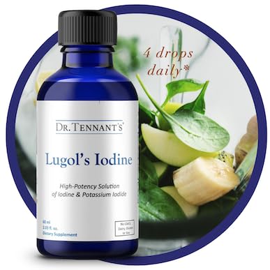 Dr. Tennant's Iode Lugol 2% Liquide sur une table