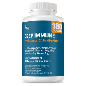 Dr. Tobias 180 Capsules Complément Alimentaire Probiotique Prébiotique vue de face