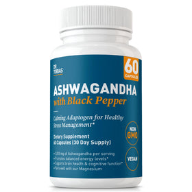 Dr. Tobias Ashwagandha 1300 mg capsules vue avant