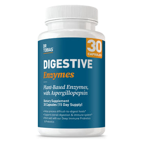 Dr. Tobias Complément Alimentaire 18 Enzymes 30 Capsules - vue de face