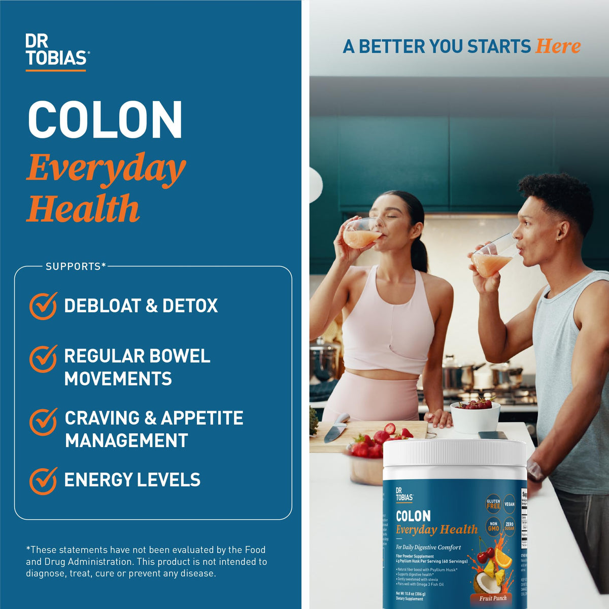 Dr. Tobias Complément Alimentaire Psyllium 372g - Dosage recommandé