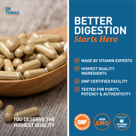 Dr. Tobias Compléments Alimentaires Enzymes capsules avec ingrédients