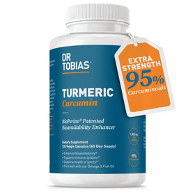 Dr. Tobias Curcuma 1500 mg avec BioPerine - vue avant de l'emballage