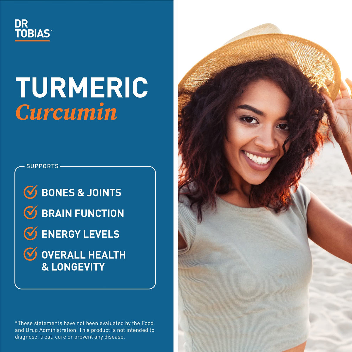 Dr. Tobias Curcuma 1500 mg - capsules sur fond blanc