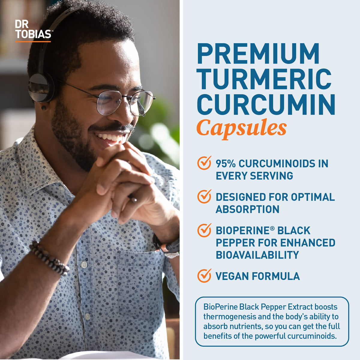 Dr. Tobias Curcuma 1500 mg - ingrédients sur l'emballage