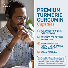 Dr. Tobias Curcuma 1500 mg - ingrédients sur l'emballage
