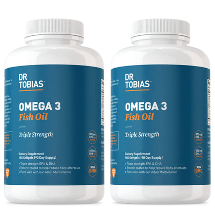 Dr. Tobias Huile de Poisson Omega 3 2000mg boîte avant