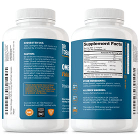 Dr. Tobias Huile de Poisson Omega 3 2000mg gélules molles en mode de vie