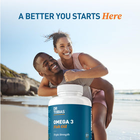 Dr. Tobias Huile de Poisson Omega 3 gélules en utilisation