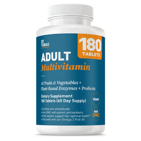 Dr. Tobias Multivitamines Adultes 180 comprimés vue de face