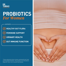 Dr. Tobias Probiotiques Femmes 60 Capsules arrière