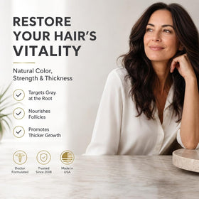 DR VITAMIN SOLUTIONS Anti Cheveux Gris étiquette avec ingrédients