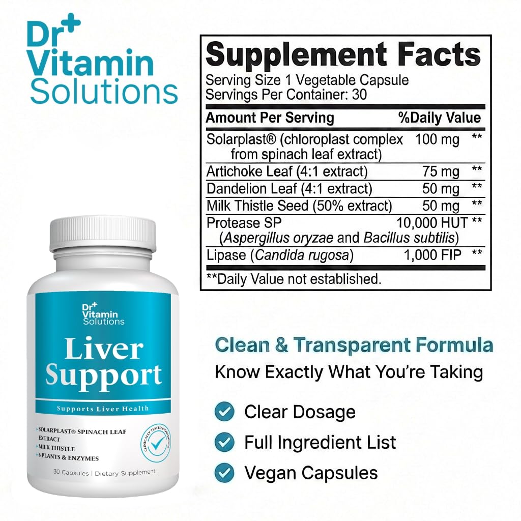 DR VITAMIN SOLUTIONS Complément Alimentaire Chardon-Marie 30 Capsules Végétales, vue de côté