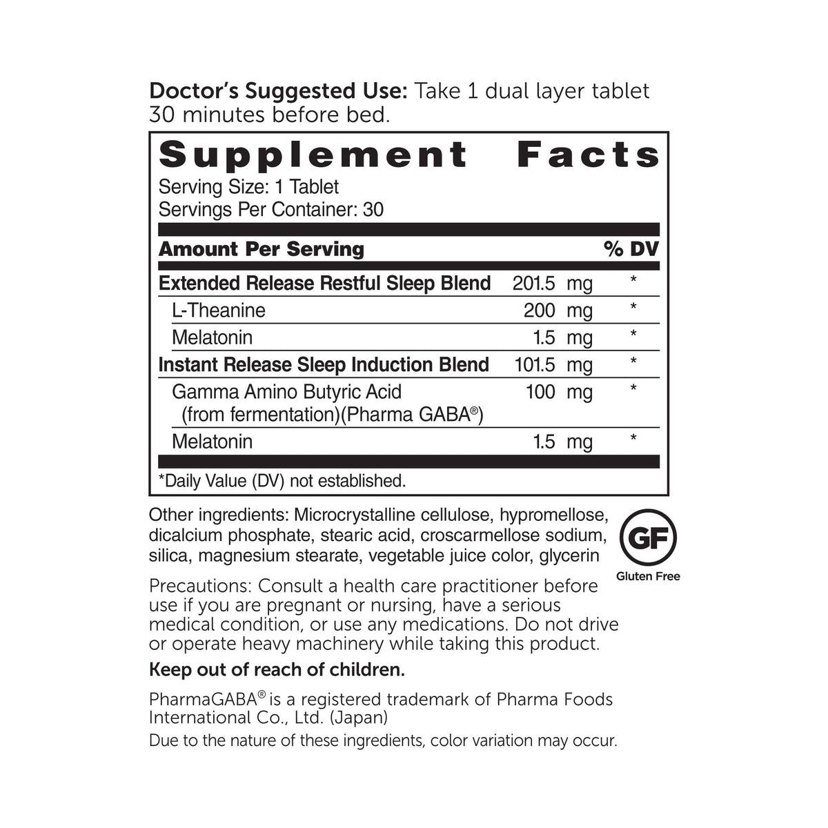 DR.WHITAKER Complément Sommeil 3 mg Mélatonine comprimés