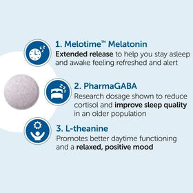 DR.WHITAKER Complément Sommeil 3 mg Mélatonine sur une table