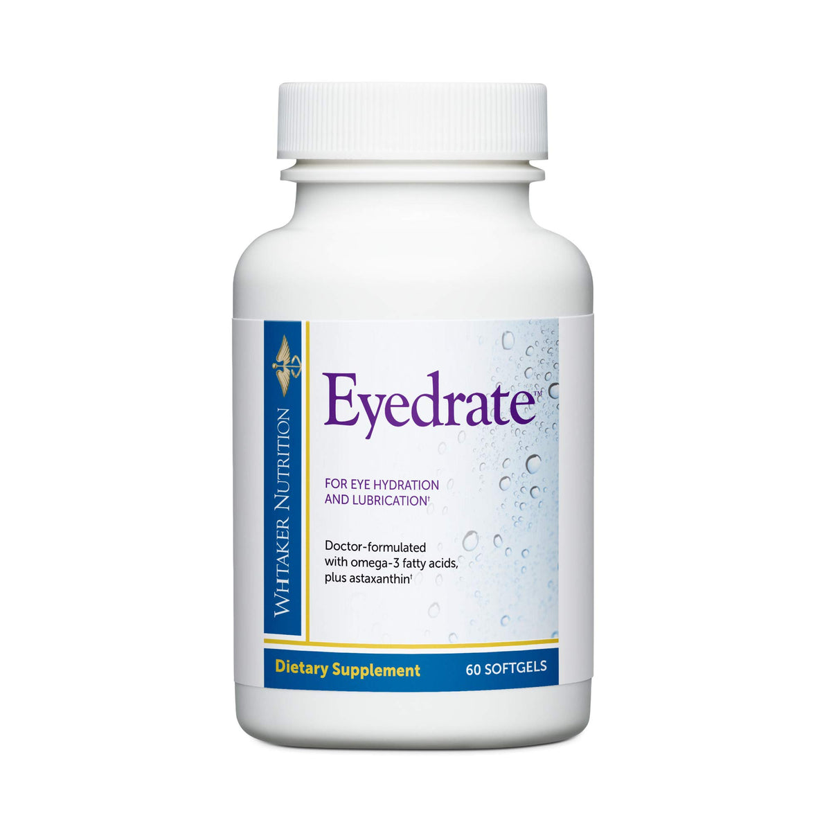 DR.WHITAKER Eyedrate 60 gélules vue de face avec emballage