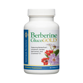 DR.WHITAKER GlucoGold supplément avec Berbérine et Cannelle vue de face