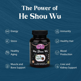Dragon Herbs He Shou Wu 500 mg par capsule