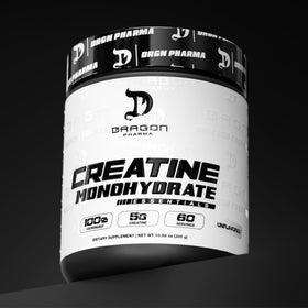 DRAGON PHARMA Créatine Monohydrate 360g angle latéral