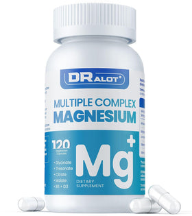 Dralot Nutrition Complément Alimentaire Magnésium 400mg 120 Caps - vue de face