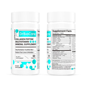 DrBioCare Collagène Peptides sur table en bois