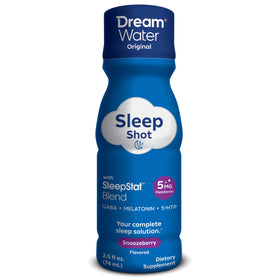 Dream Water Shots de Sommeil - Goût Snoozeberry