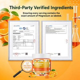 DREAVIO Gummies de Magnésium Glycinate, ingrédients sur l'étiquette