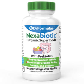 DrFormulas Complément Alimentaire Prébiotique 60 Comprimés Bio - Vue de face