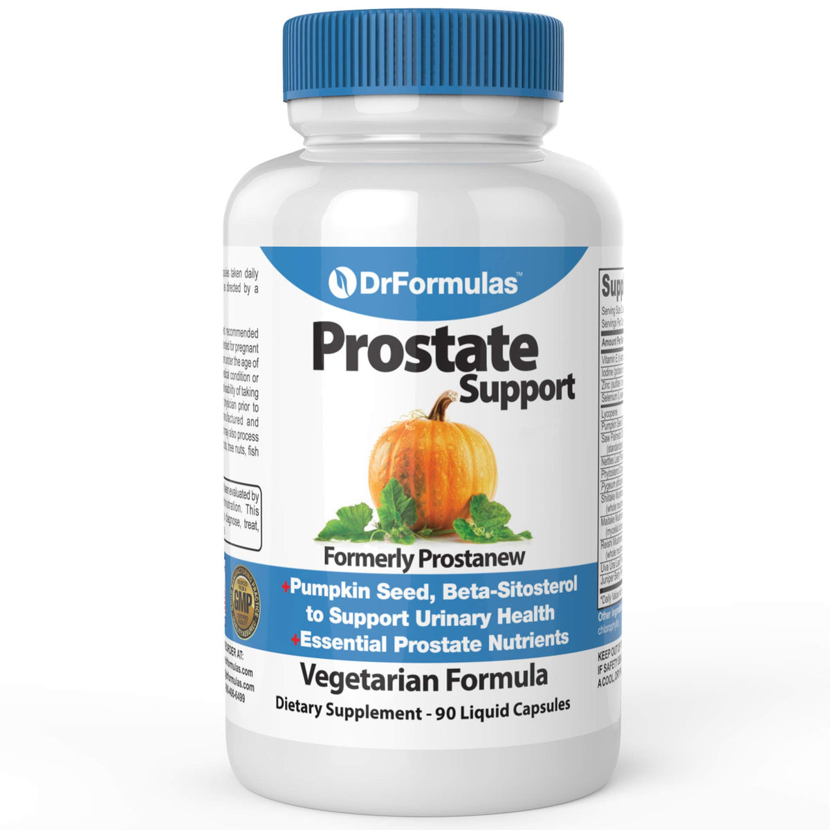 DrFormulas Complément Alimentaire Prostate 90 Capsules Végétariennes - vue avant