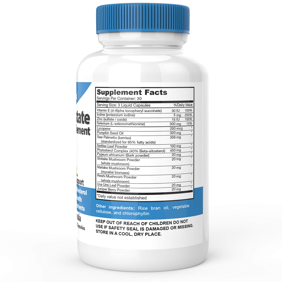 DrFormulas Complément Alimentaire Prostate - capsules végétariennes sur fond blanc