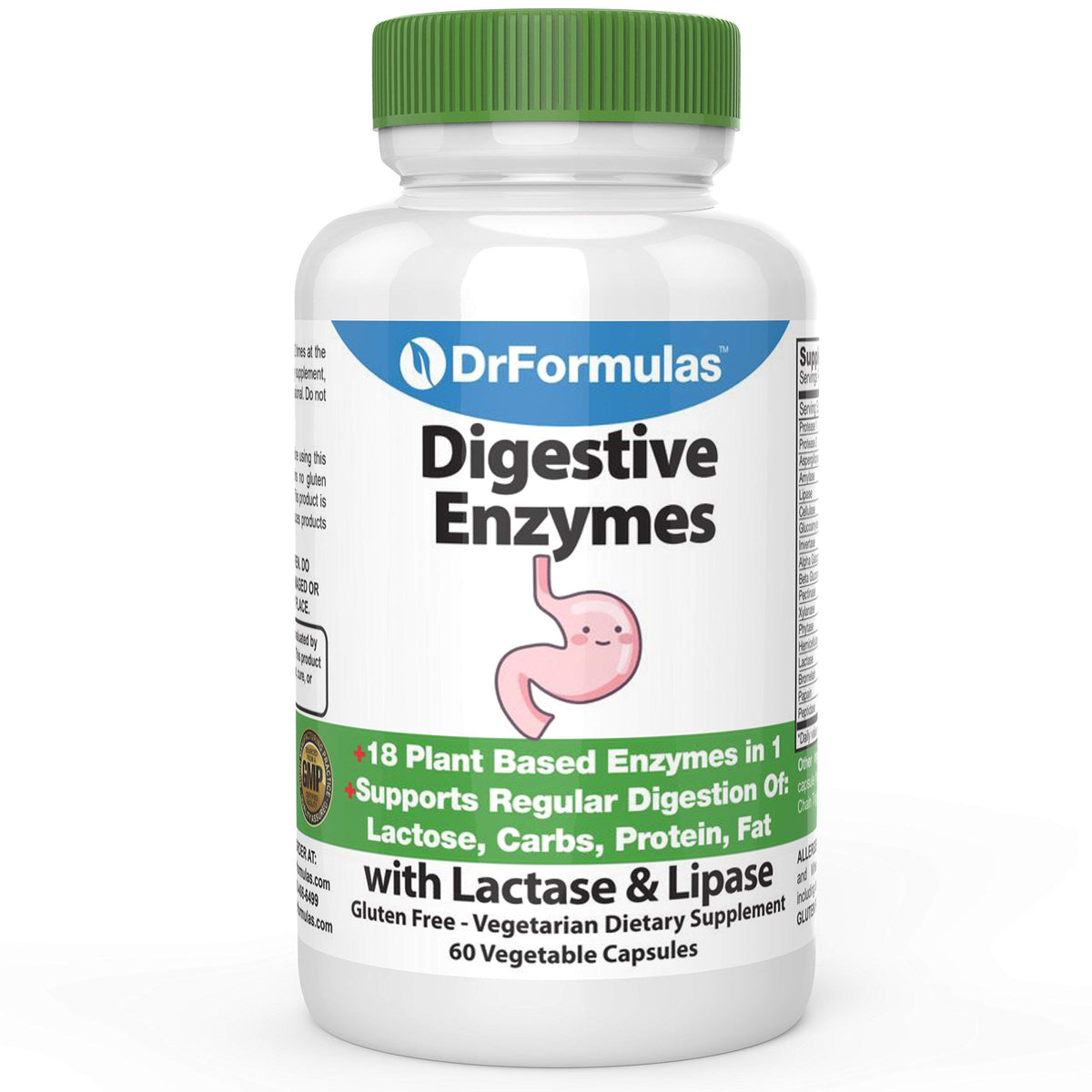 DrFormulas Enzymes daily 60 capsules vue avant
