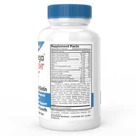 DrFormulas HairOmega DHT Blocker 5000 mcg Biotine bottle with label