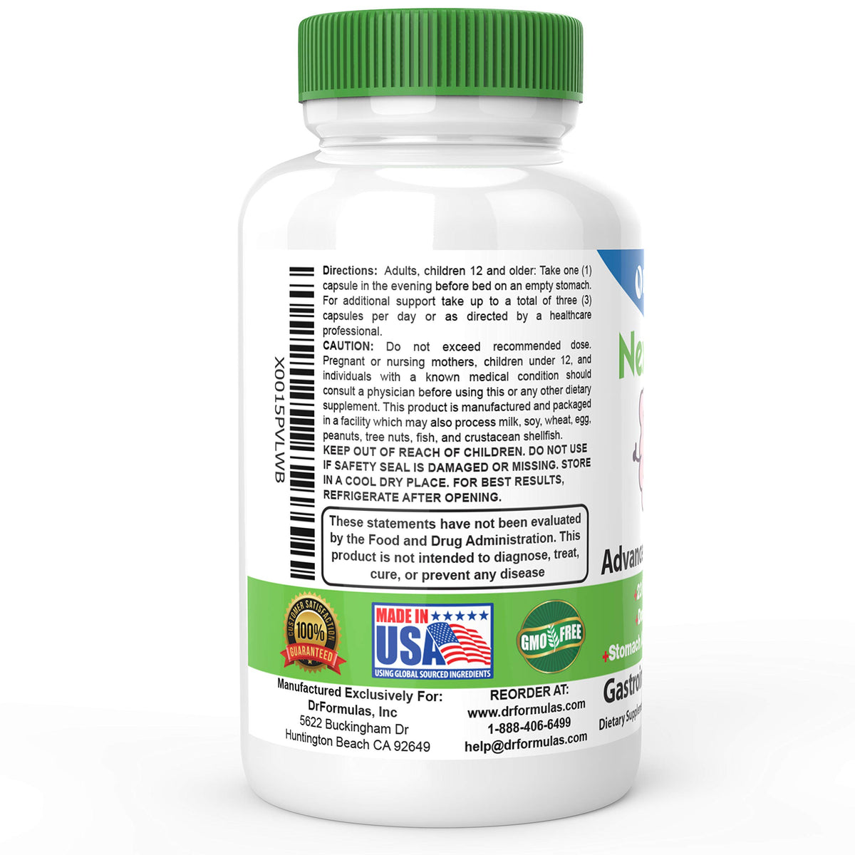 DrFormulas Nexabiotic 23 capsules, prise en main pour montrer la taille