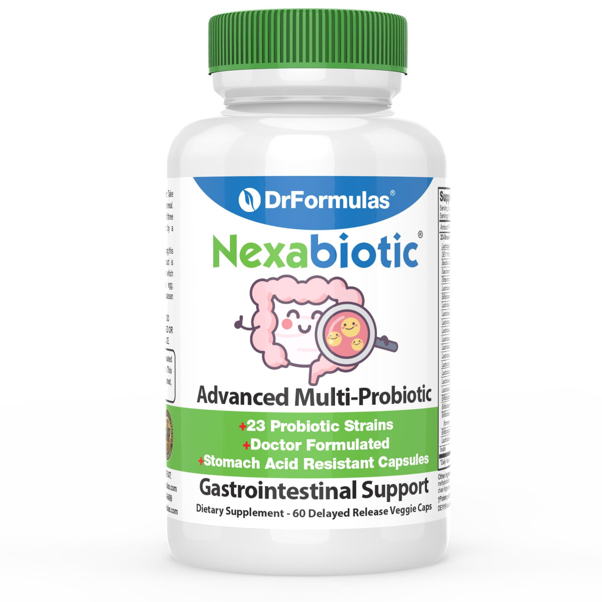 DrFormulas Nexabiotic Probiotiques 60 capsules vue avant