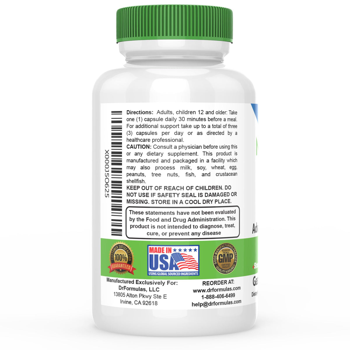 DrFormulas Nexabiotic Probiotiques vue de côté