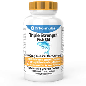 DrFormulas Omega 3 Huile de Poisson 2000mg gélules avant