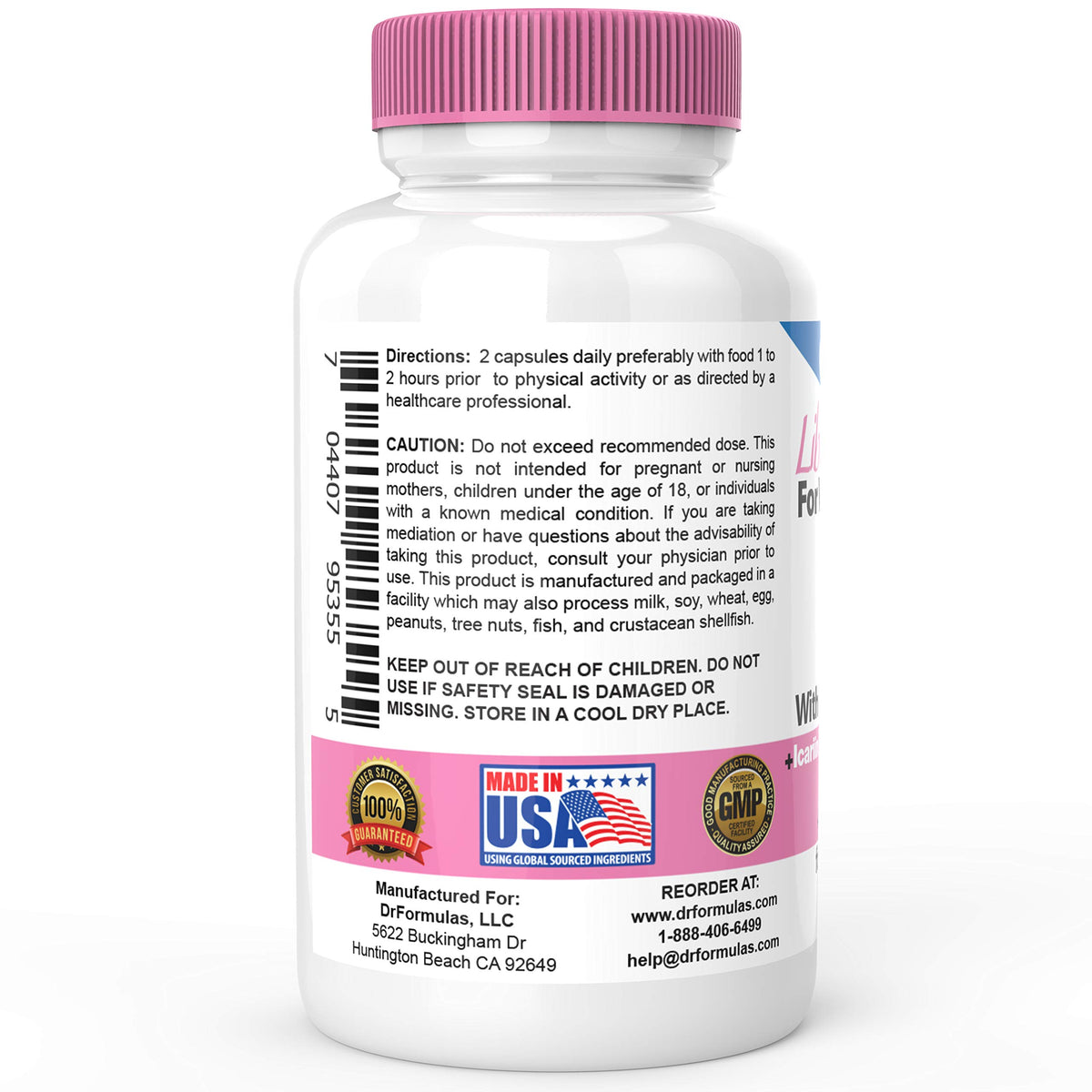 DrFormulas Support Libido Femme 60 comprimés avec ingrédients naturels