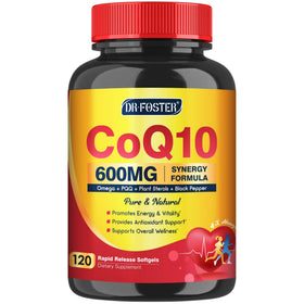 DRFOSTER CoQ10 600 mg flacon de 120 gélules, vue de face