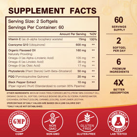 DRFOSTER CoQ10 600 mg gélules sur fond neutre