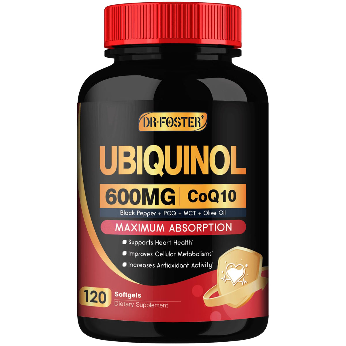 DRFOSTER CoQ10 600 mg Ubiquinol boîte vue de face