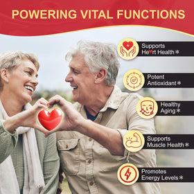 DRFOSTER CoQ10 Ubiquinol 100mg avec informations nutritionnelles