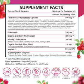DRFOSTER Probiotique Femme étiquette produit