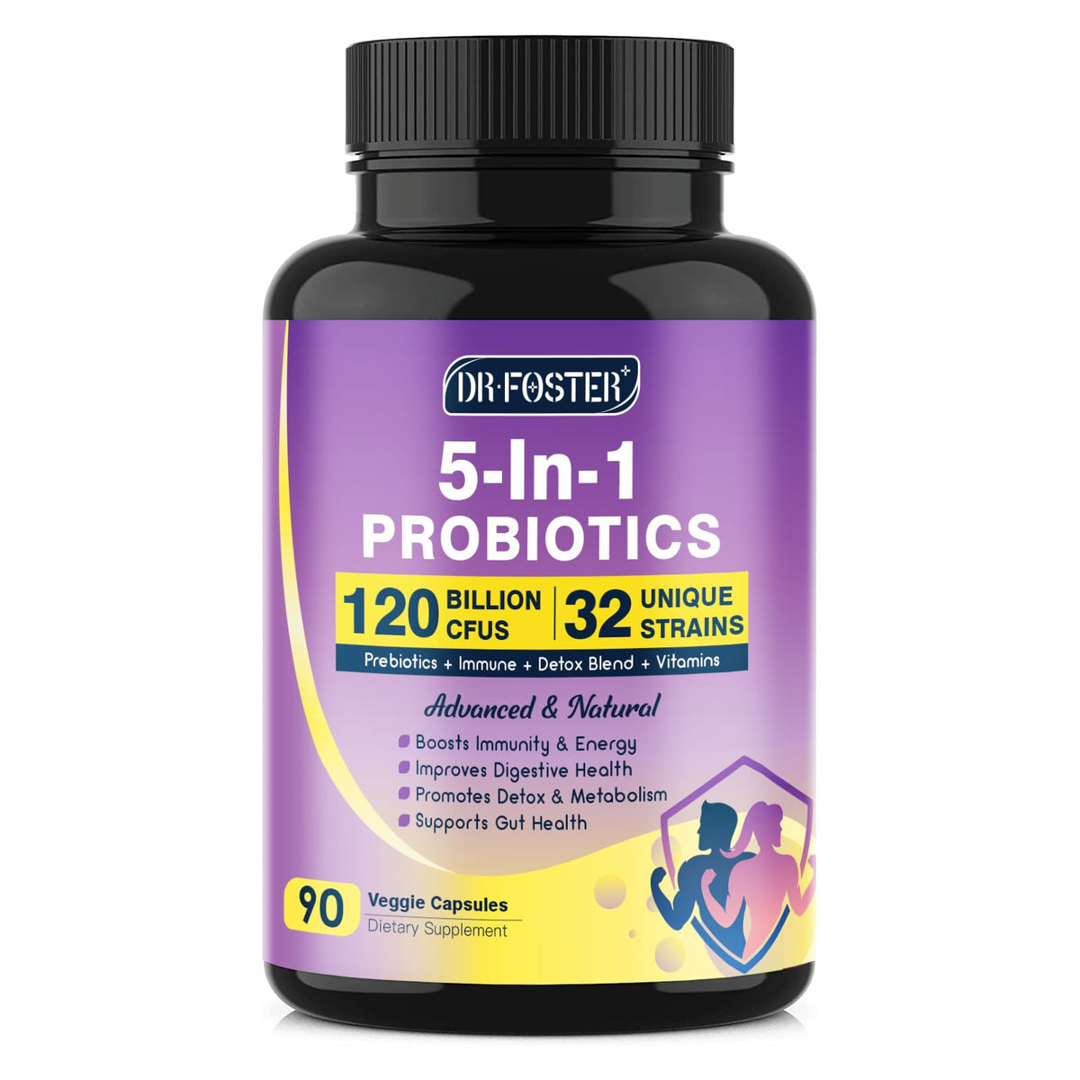 DRFOSTER Probiotiques 90 capsules en bouteille