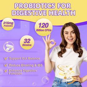 DRFOSTER Probiotiques capsules sur fond blanc
