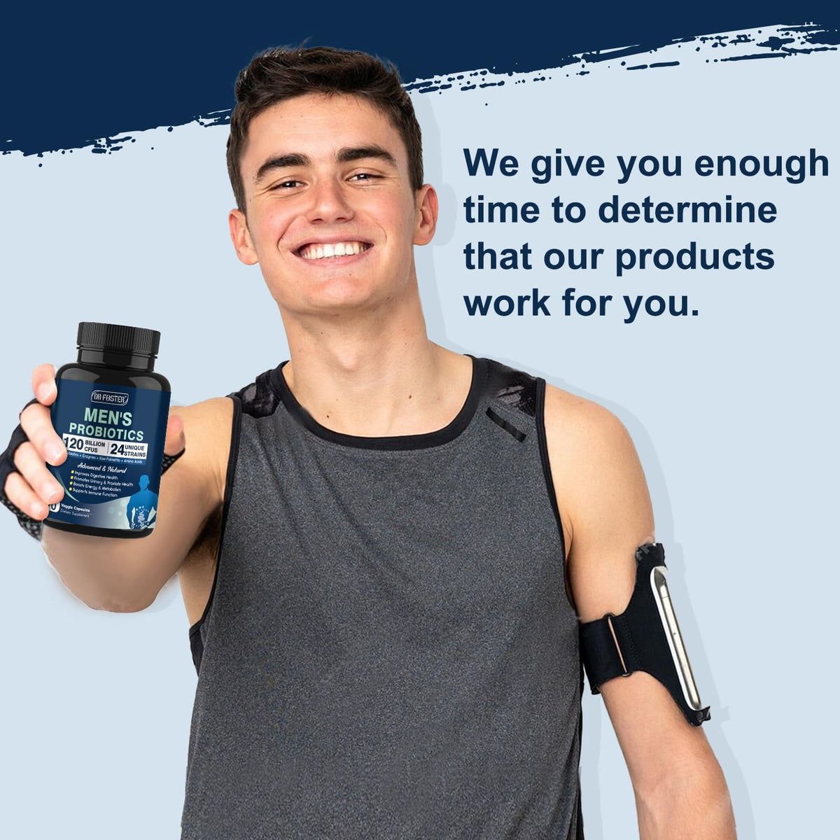 DRFOSTER Probiotiques pour Hommes sur une table