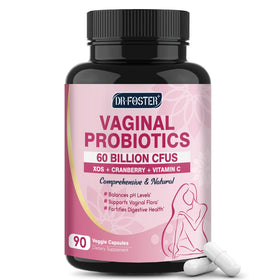 DRFOSTER Probiotiques Vaginales 90 Capsules Végétales vue de face