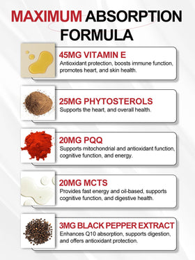 DRFOSTER Ubiquinol CoQ10 400mg on a table