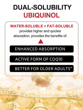 DRFOSTER Ubiquinol CoQ10 gélules avec PQQ et vitamine E